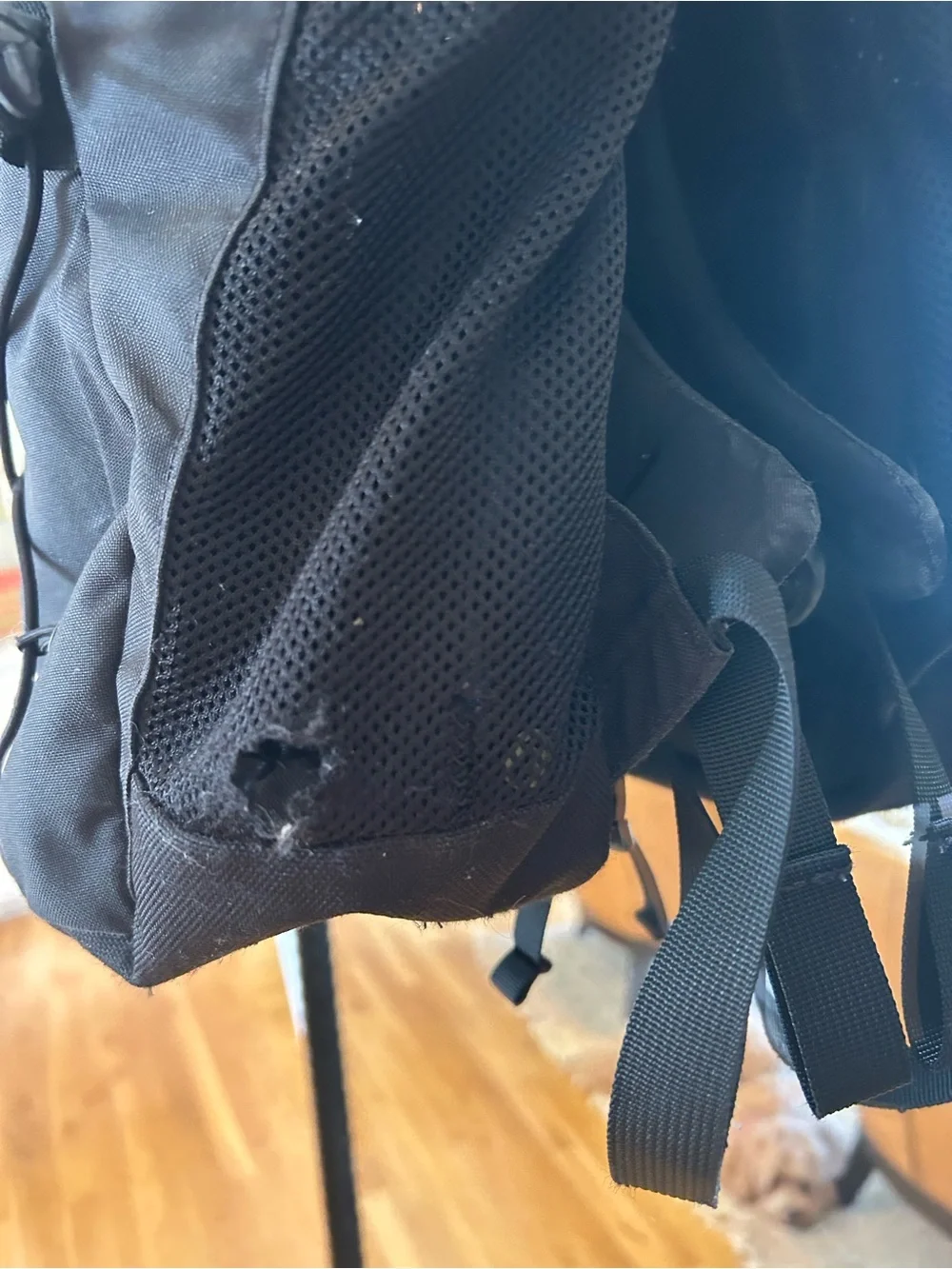The North Face Jester Luxe Black Backpack with Rose Gold Accents